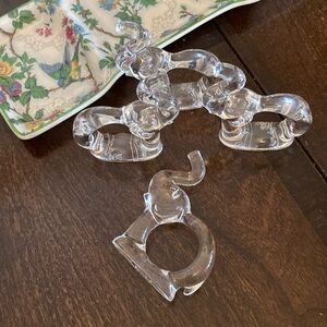 ⭐️Set Of 4 Good Luck Napkin Rings